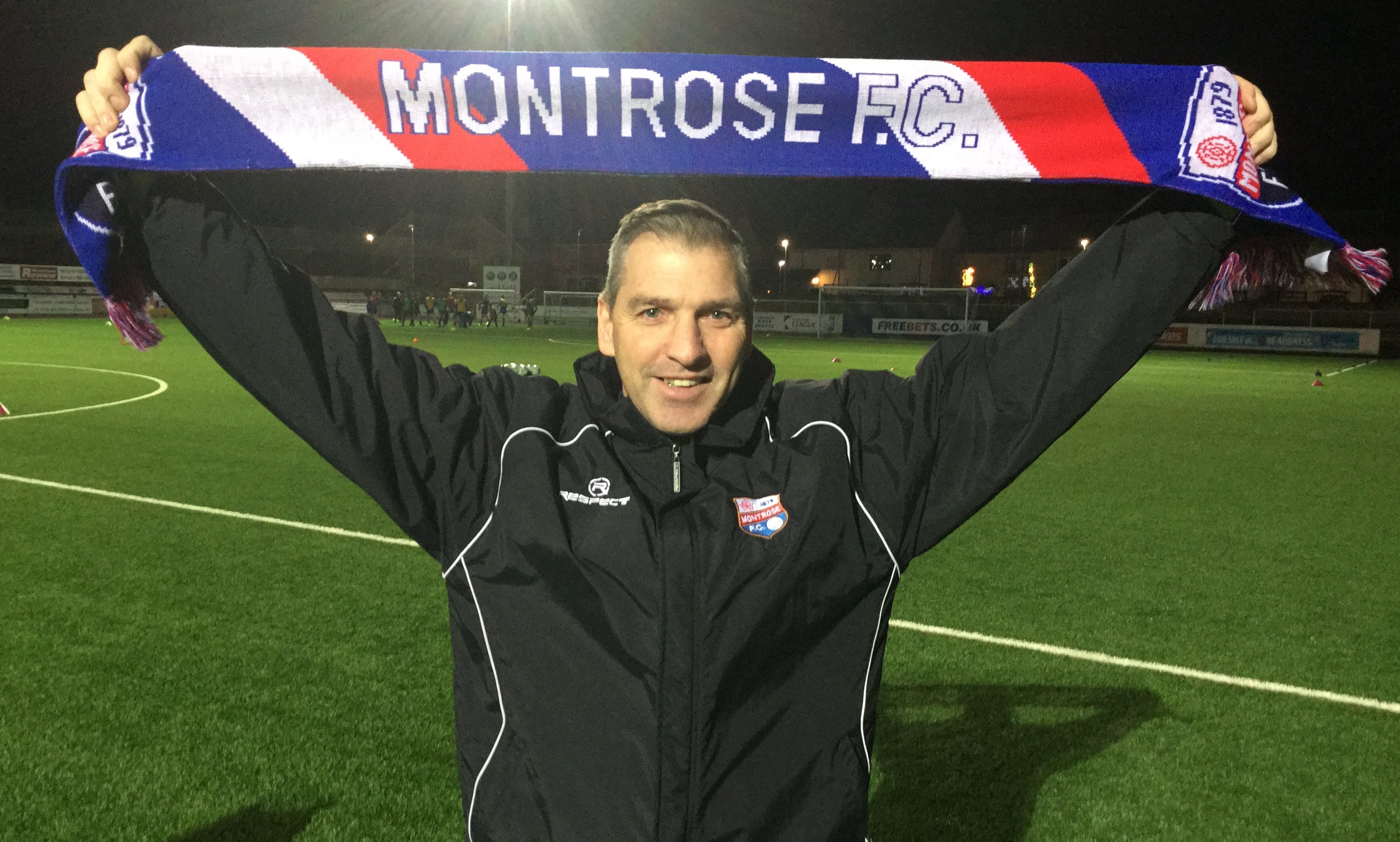 Stewart Petrie, pictured in 2016, when he was first unveiled at Montrose.
