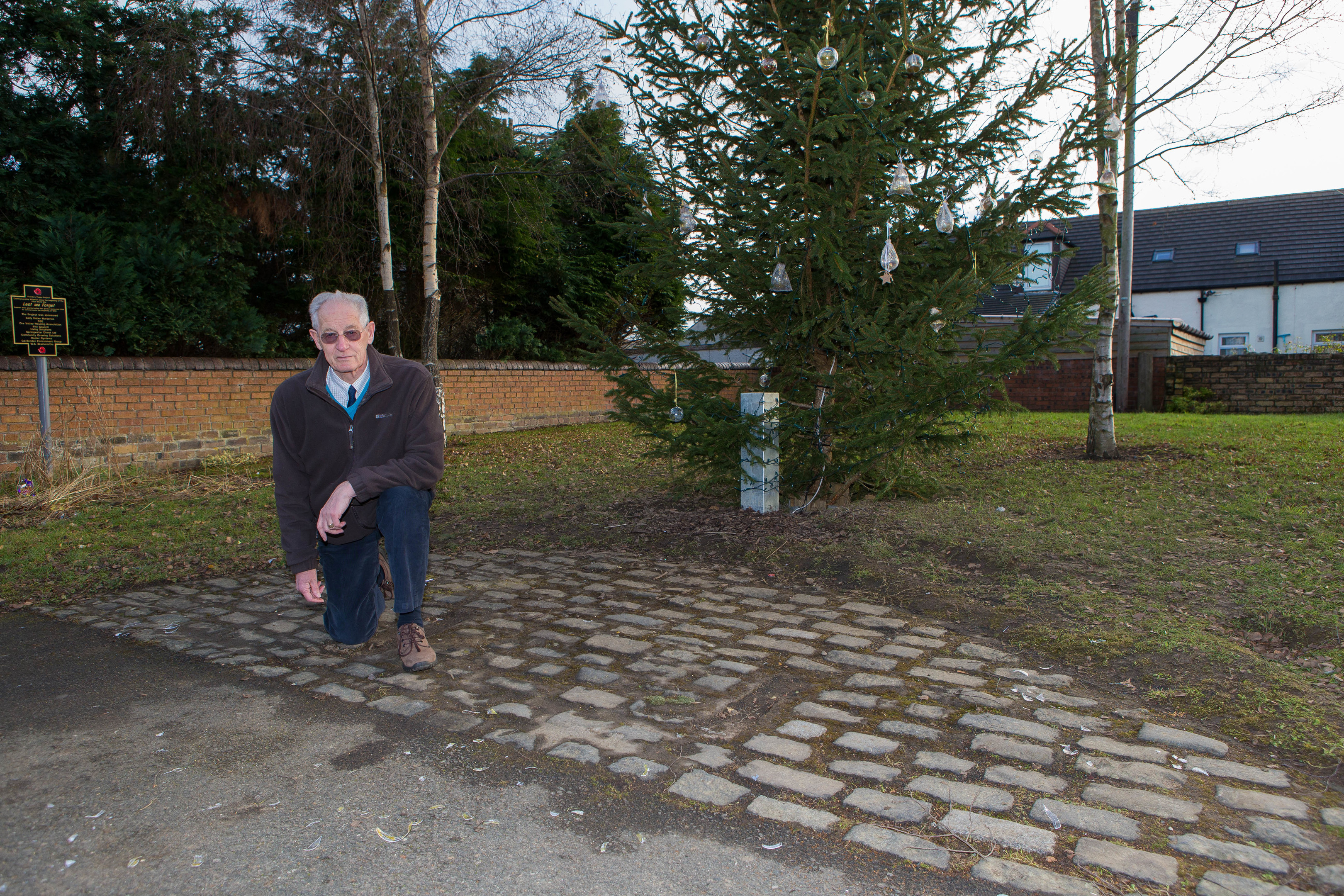 Community council secretary David Taylor is disappointed that the vandalism has happened to the baubles placed in memory of local peoples loved ones.