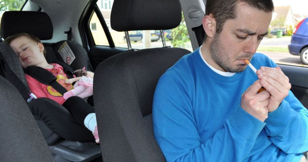 Smoking in car in presence of child is now illegal in Scotland