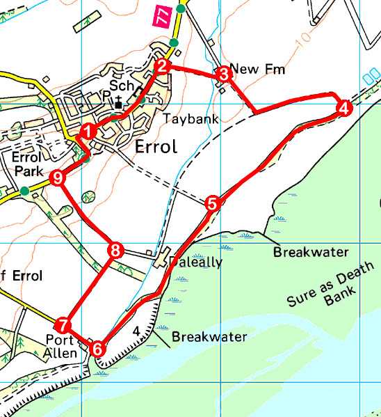 take-a-hike-143-december-17-2016-banks-of-the-tay-errol-perth-kinross-os-map-extract