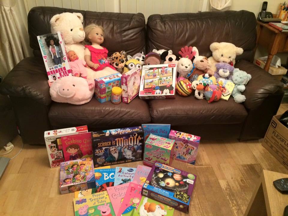 Some of the toys that were donated.