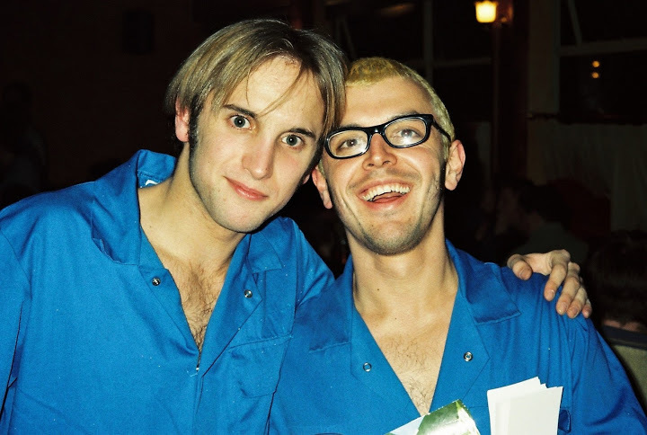 Graham, left, and Benni, pictured during their student days