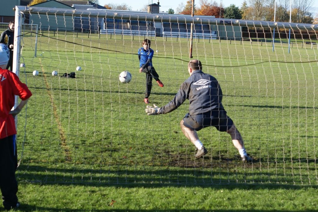 Cupar Soccer Sevens penalty shoot out