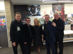 The band MP4, comprised of members of parliament (and one former), with choral conductor Suzi Digby. 