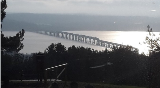 Mr Robson's view of the Tay Bridge