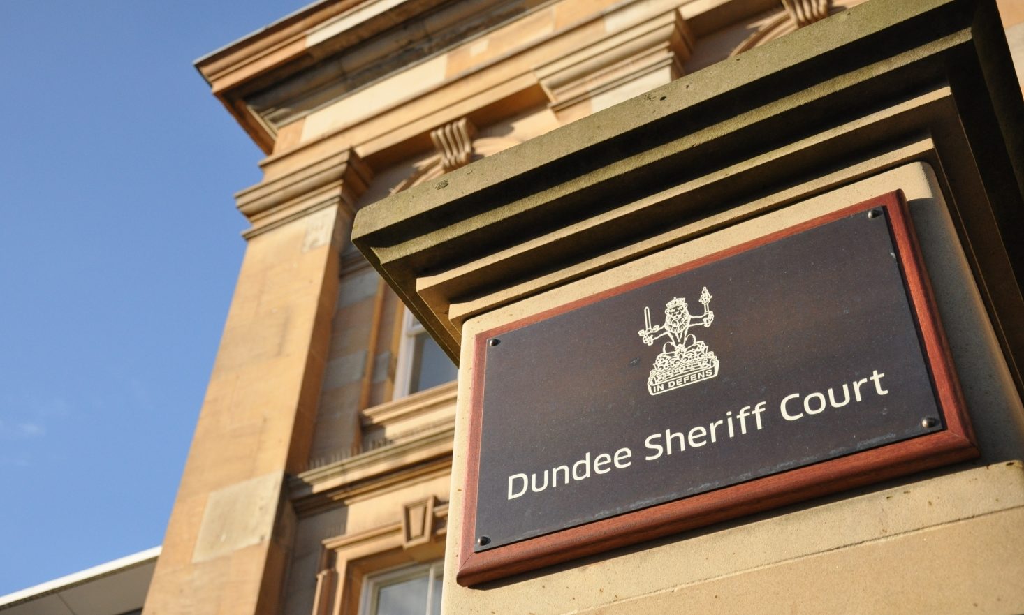 Dundee Sheriff Court.
