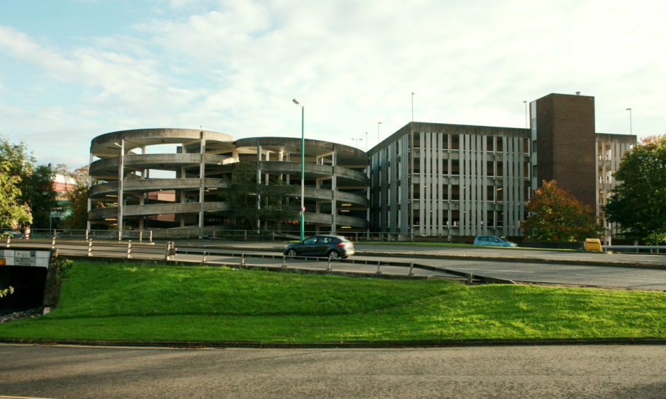 The exterior of Bell Street car park in Dundee