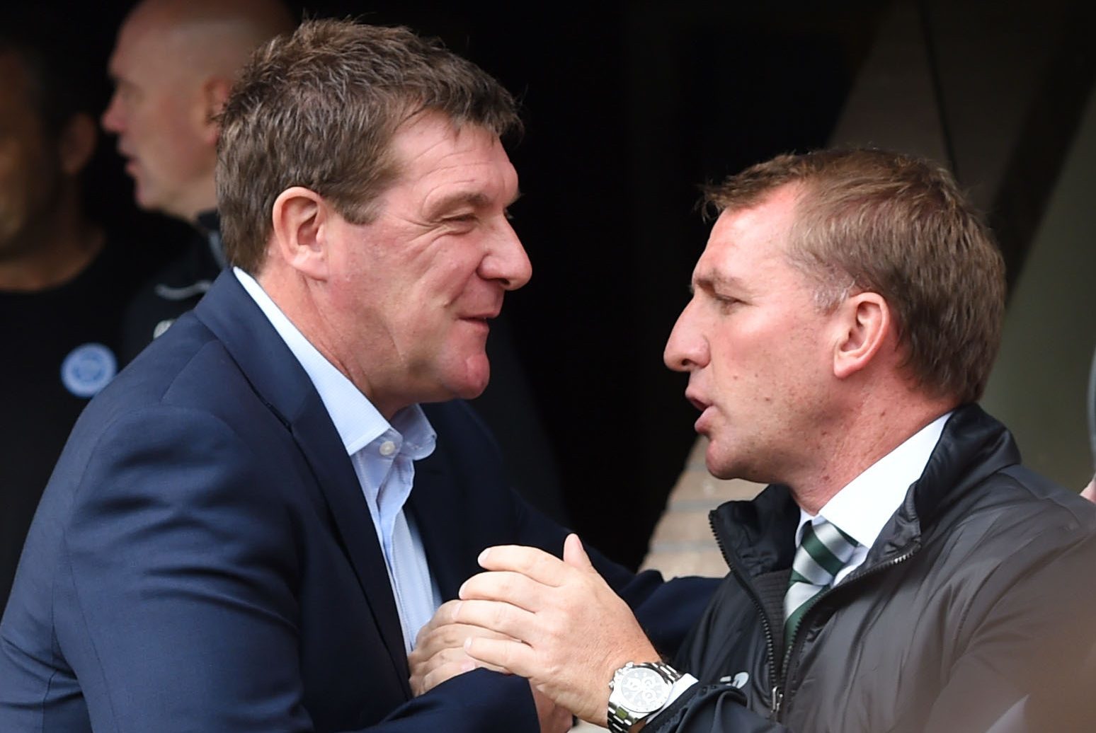 Tommy Wright and Brendan Rodgers.