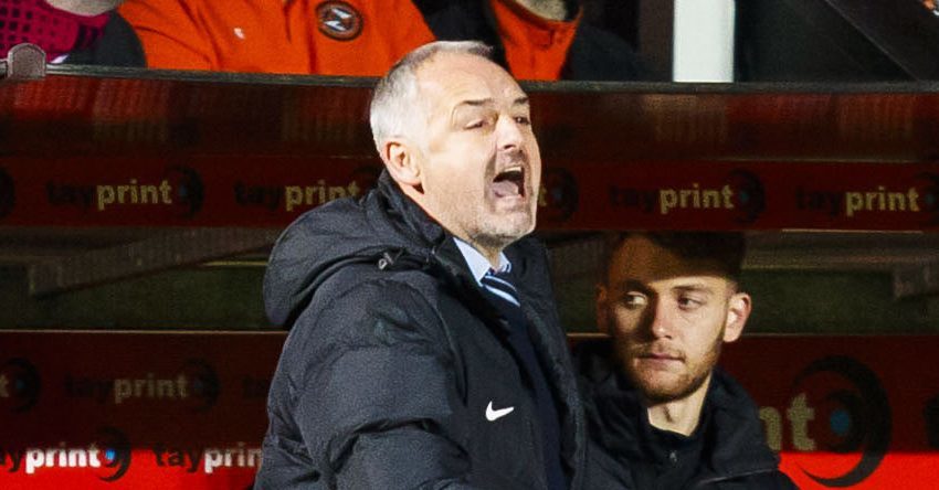 Ray McKinnon shouts out his orders.