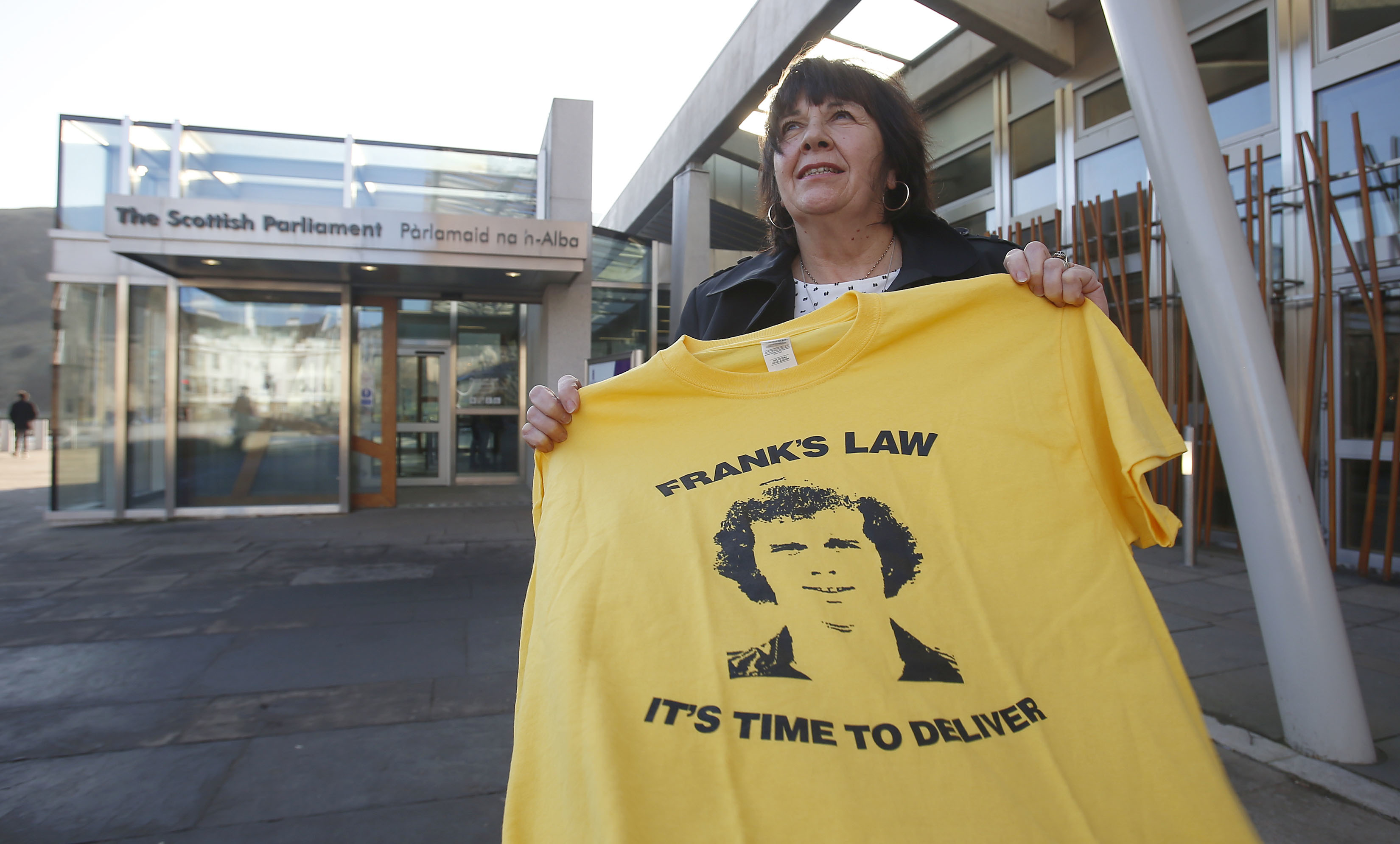 Amanda Kopel campaigning for Frank's Law.