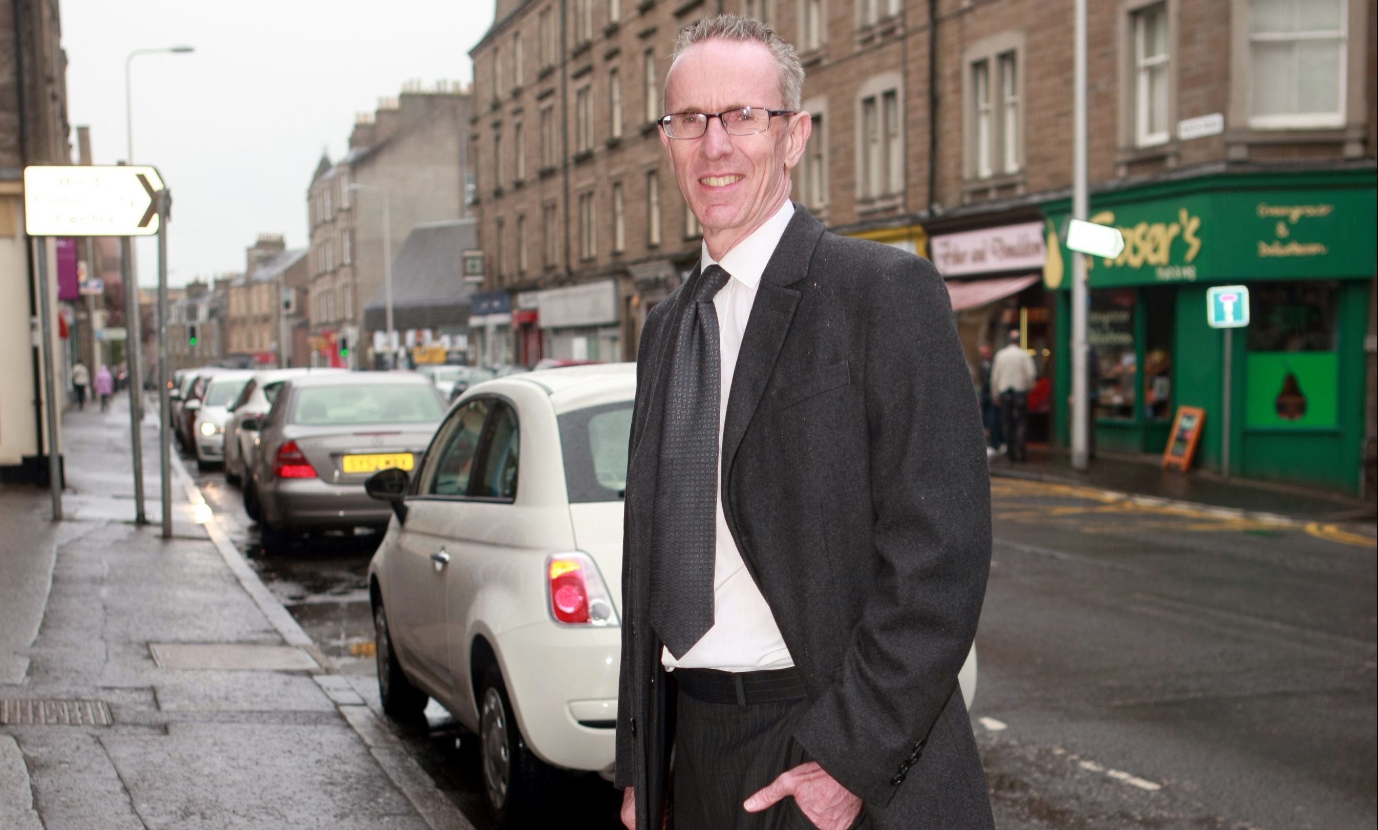 Mr Macpherson wants priority parking for West End residents.