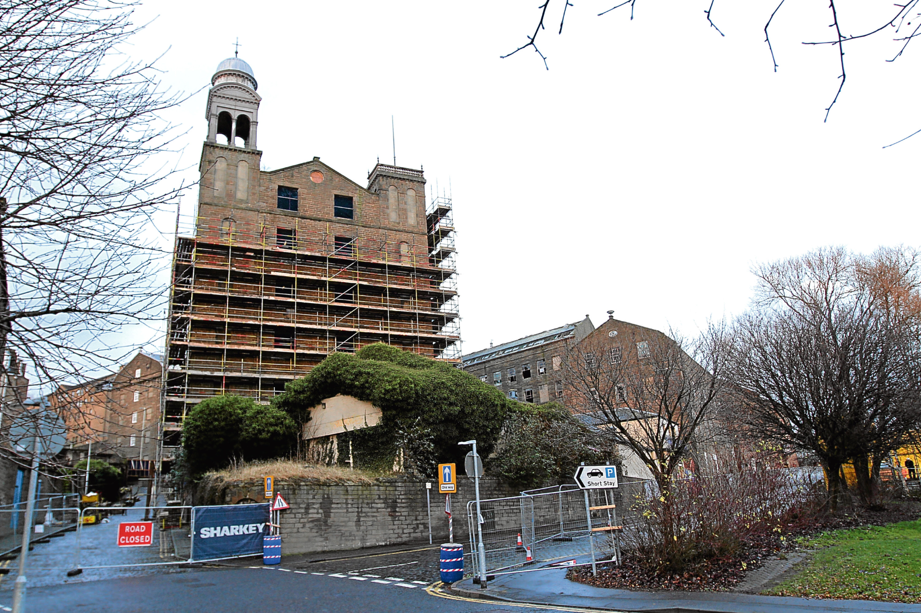 The Lower Dens works building.