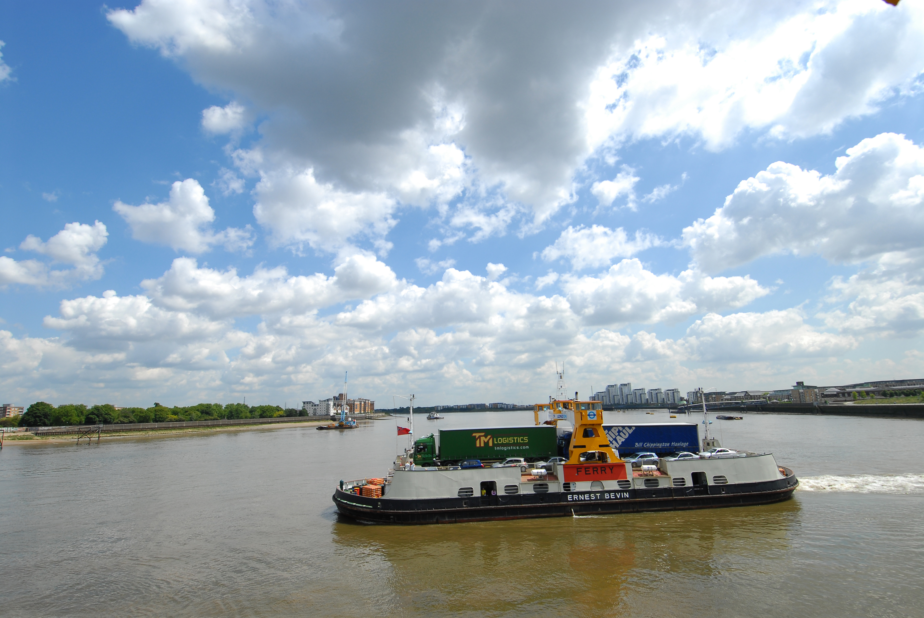 Briggs Marine operates the Woolwich free ferry across the River Thames.