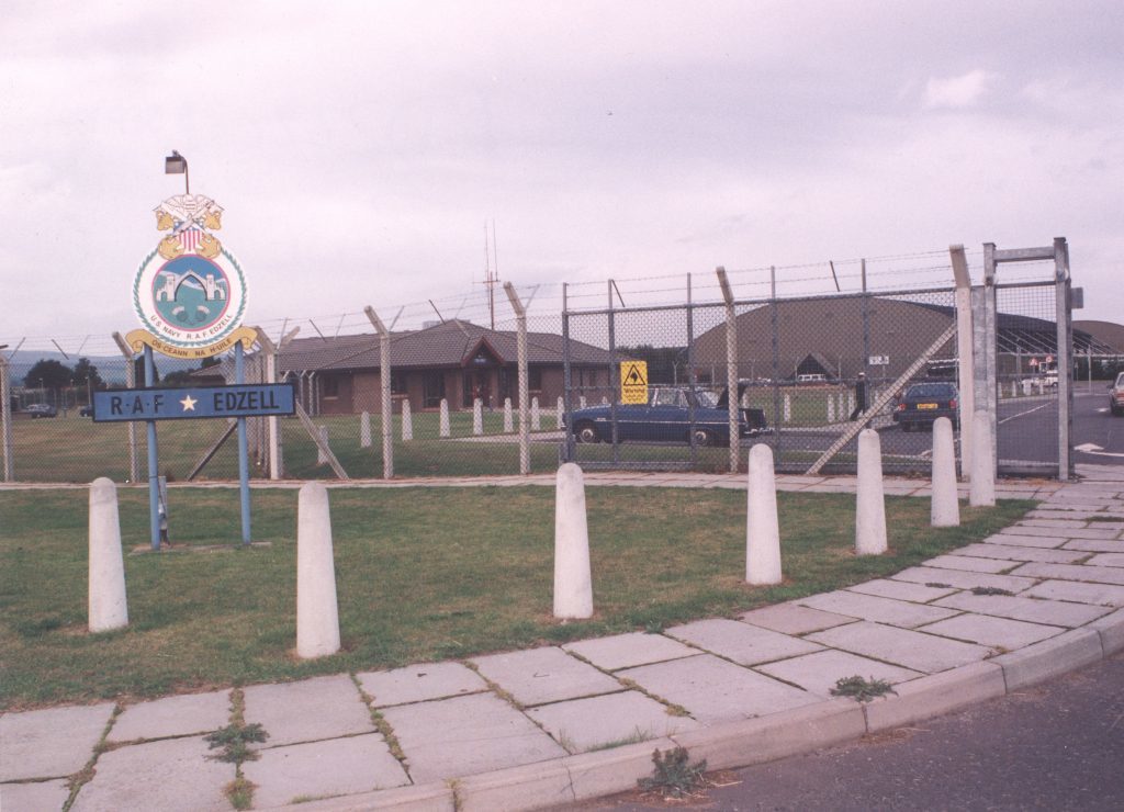 The RAF base at Edzell used by Americans.