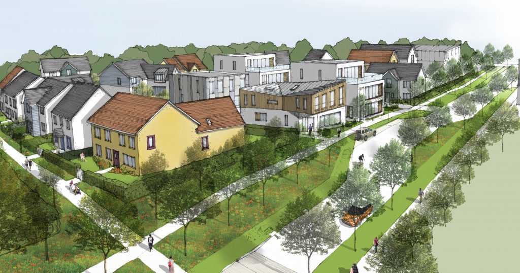 An artist's impression of the development.