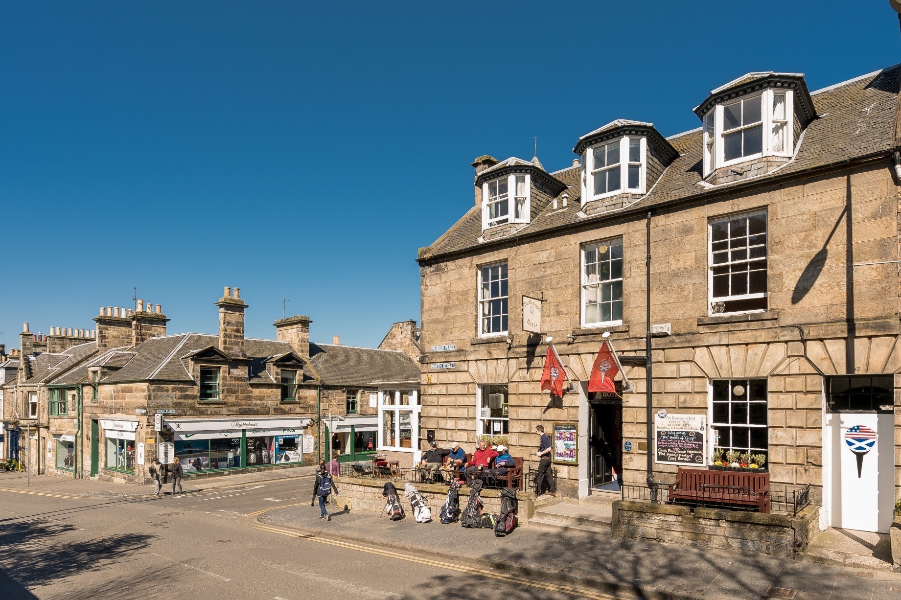 The famous golf-themed Dunvegan Hotel in St Andrews has changed hands but its special atmosphere will remain.