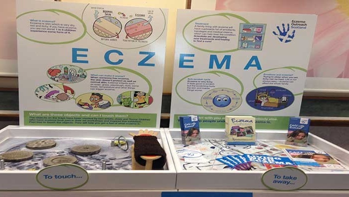 Work by Professor Sara Brown at the EDinburgh International Science Festival in 2016 helped bridge the gap between art and science -- and encouraged children with eczema to talk about their condition.