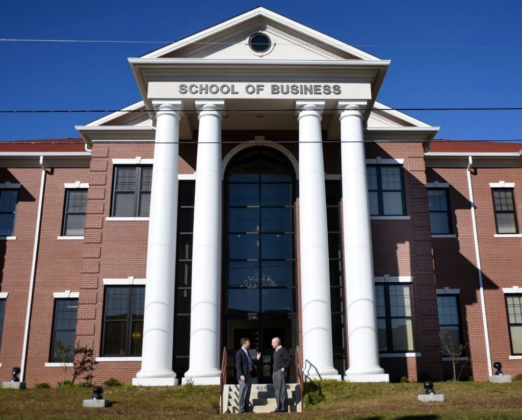 William Carey University before, and after, the tornado last week