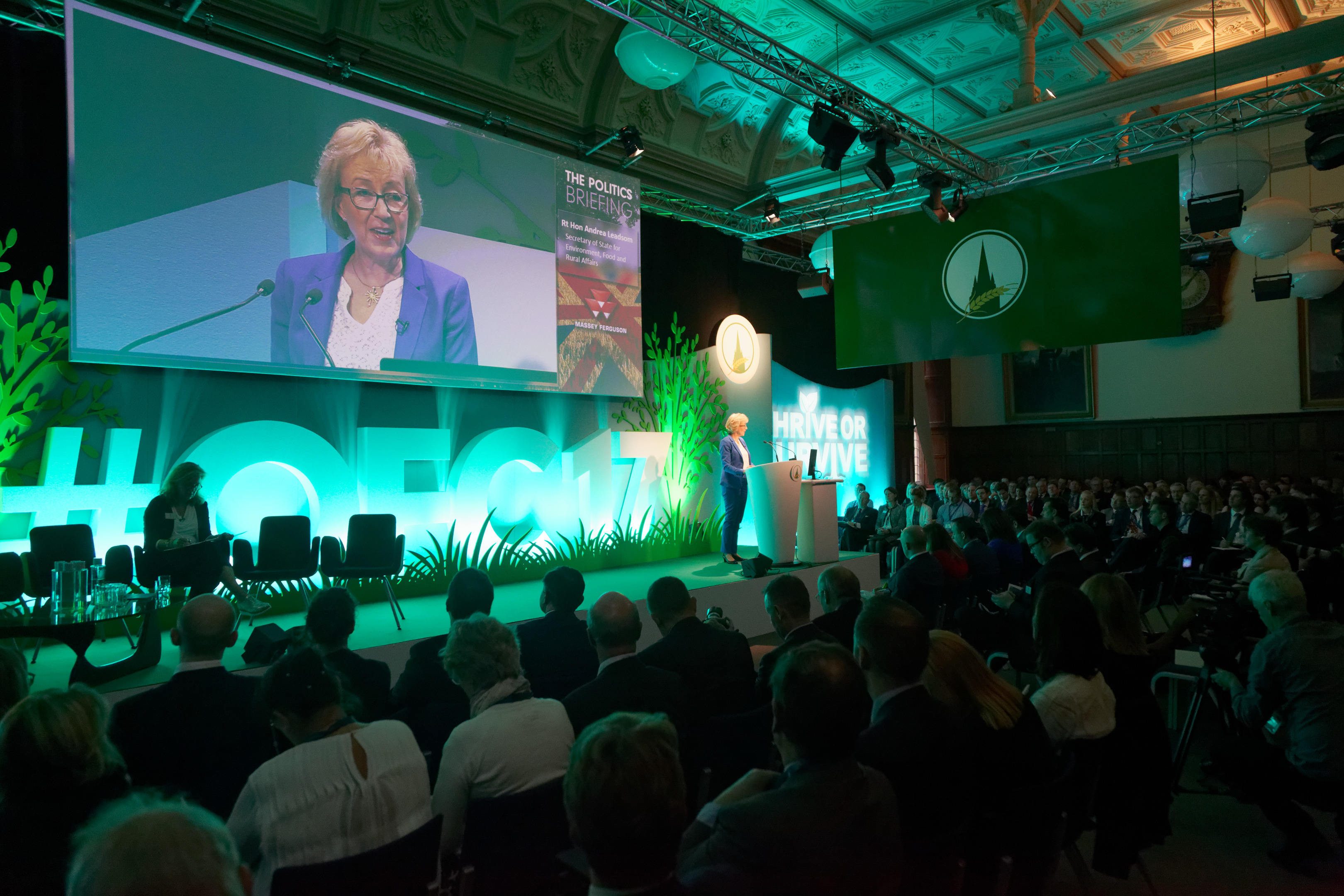 Defra boss Andrea Leadsom delivered platitudes