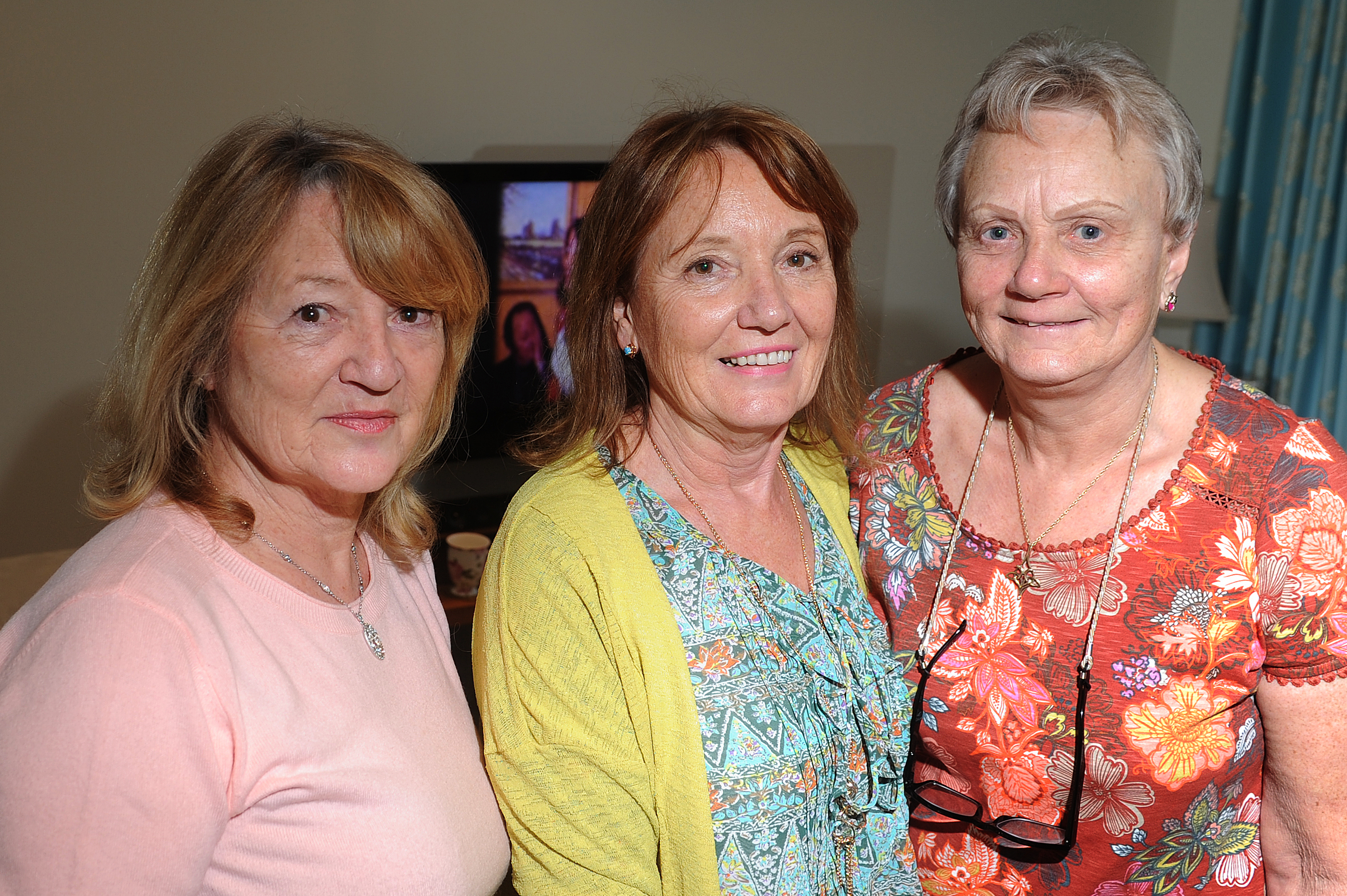 Maureen Brunton, her sister Johan Cowan and cousin Lydia Gorman who were all in the original film.