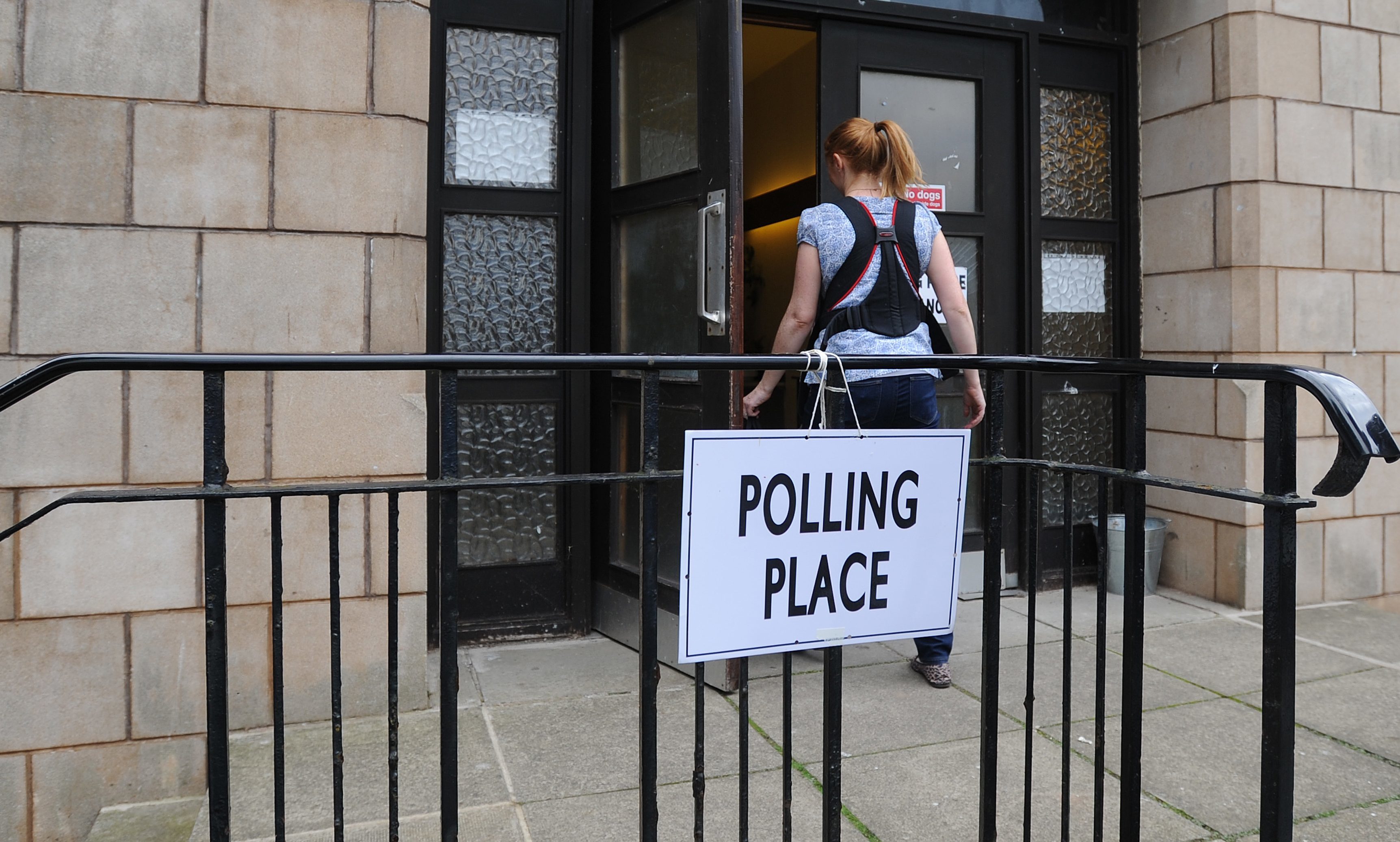 Staff at polling stations like this one in Newport's Blyth Hall are affected.
