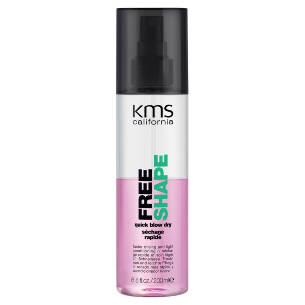 Blow dry in seconds with KMS Free Shape Quick Blow Dry.