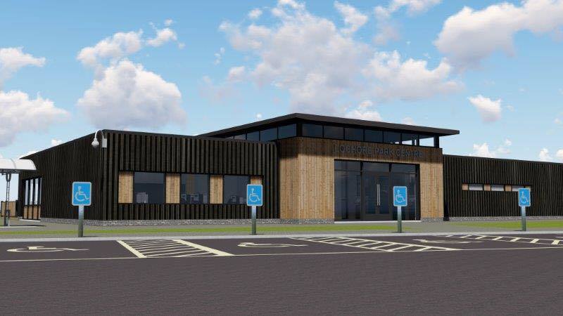 The proposed new visitor centre at Lochore Meadows Country Park