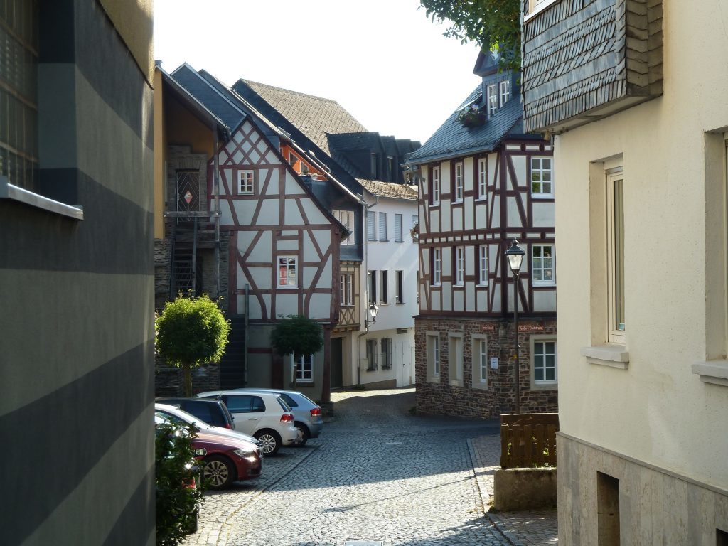 Historic Kastellaun is one of the many historic towns and villages where walkers can stop off to refuel. 