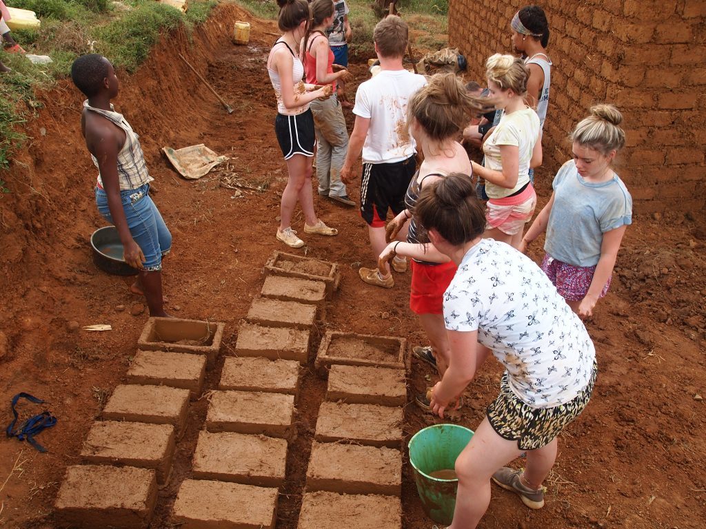 Arbroath Academy pupils during a previous trip to Rwanda