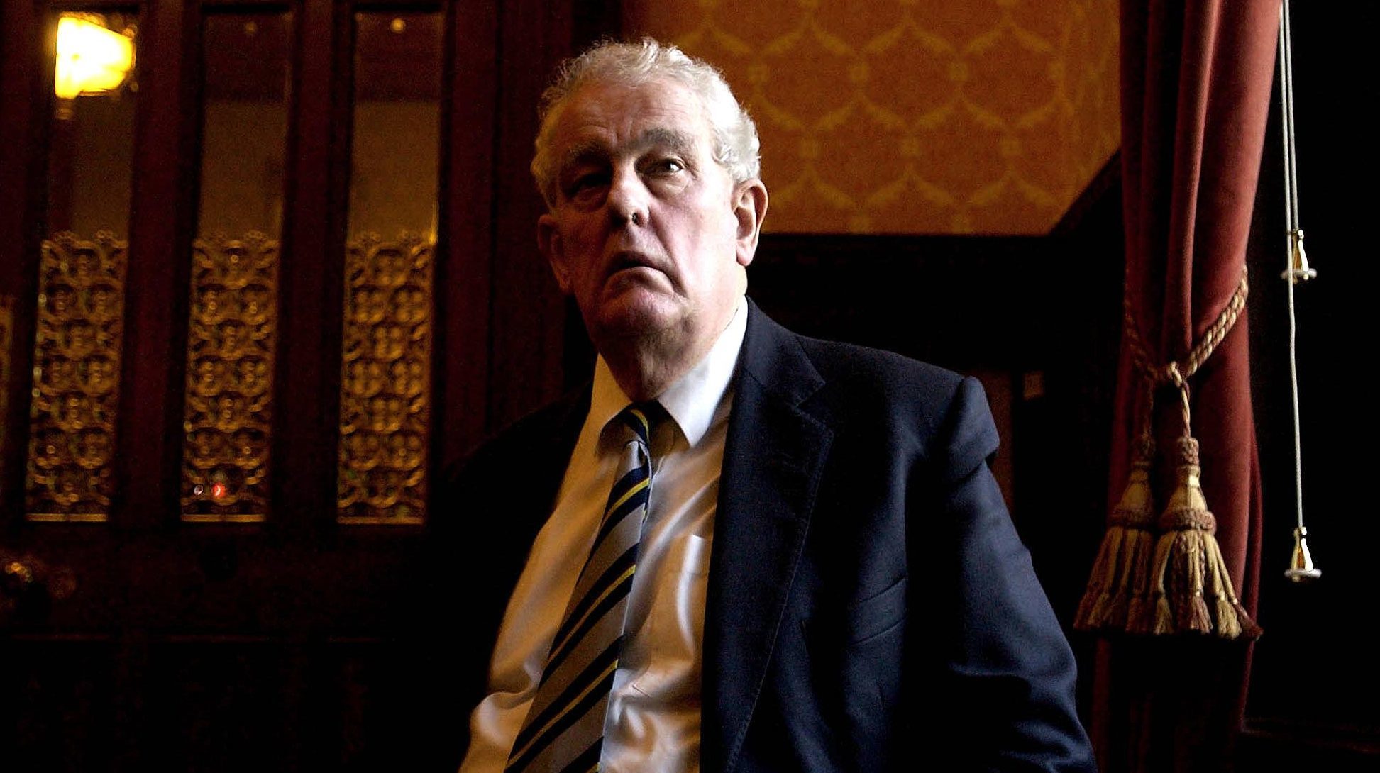 Former Father of the House and Labour MP Tam Dalyell, in the House of Commons,