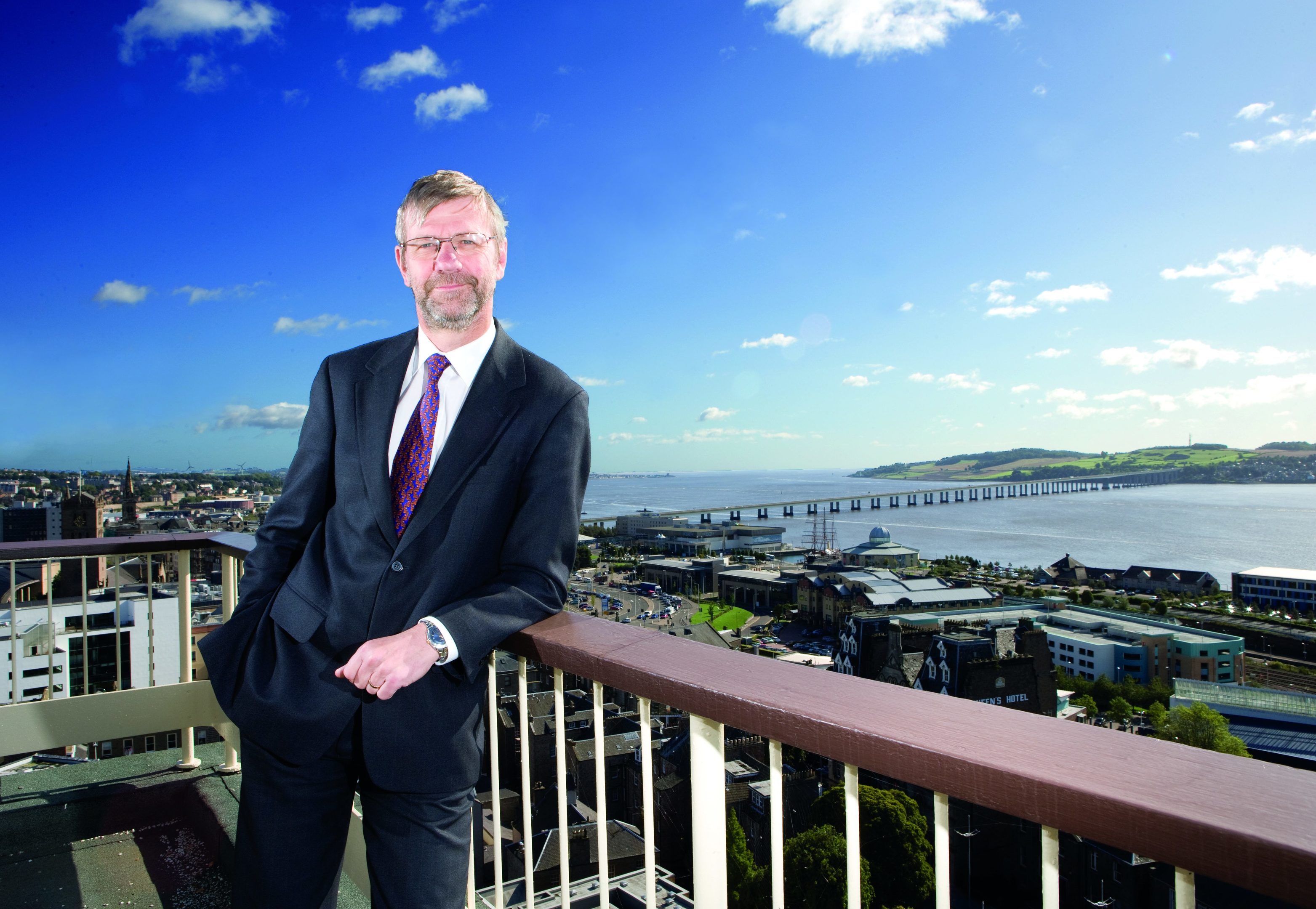 Professor Sir Pete Downes, Principal and Vice Chancellor of Dundee University