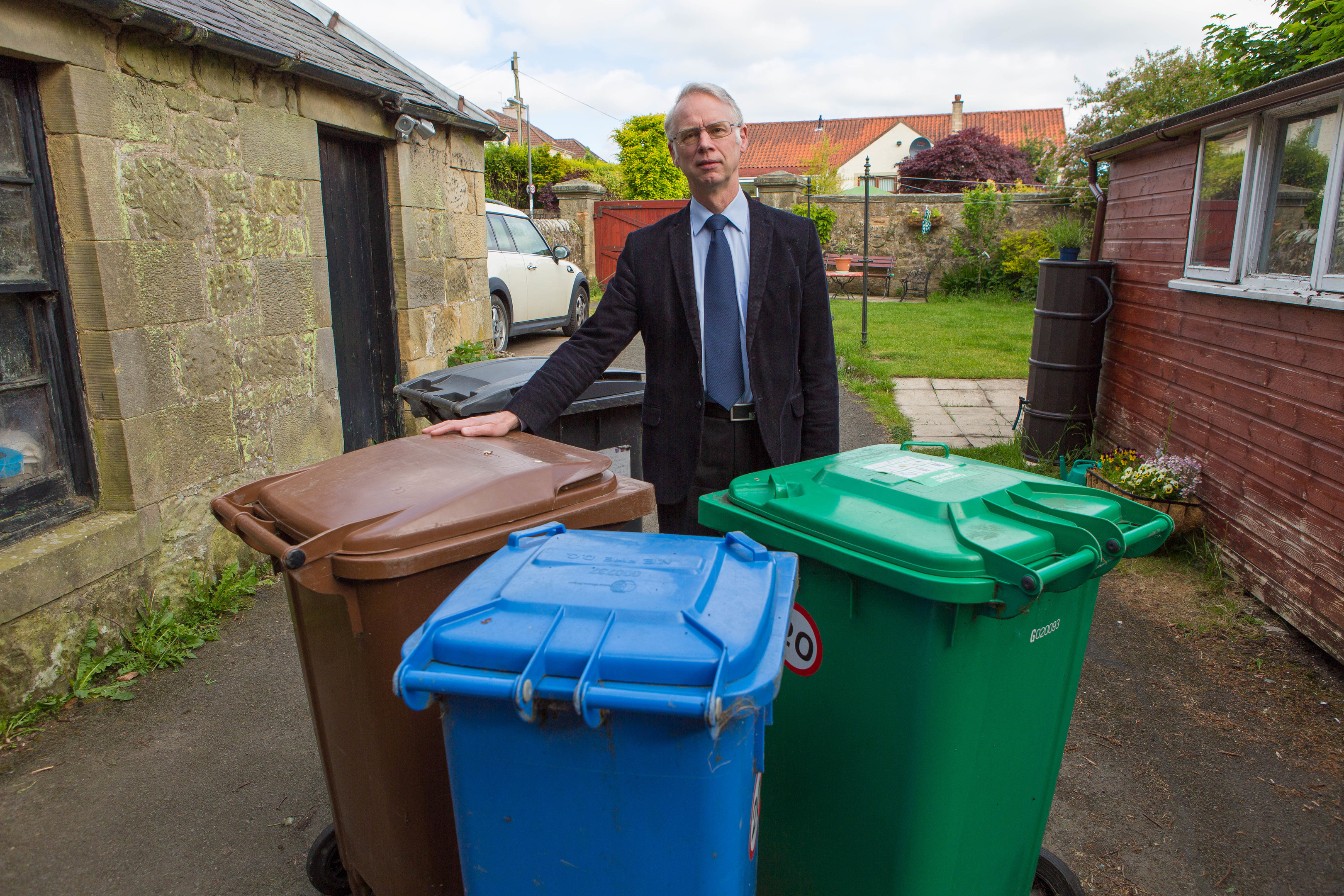 Cllr John Wincott is horrified by the levels of fly tipping in Fife.