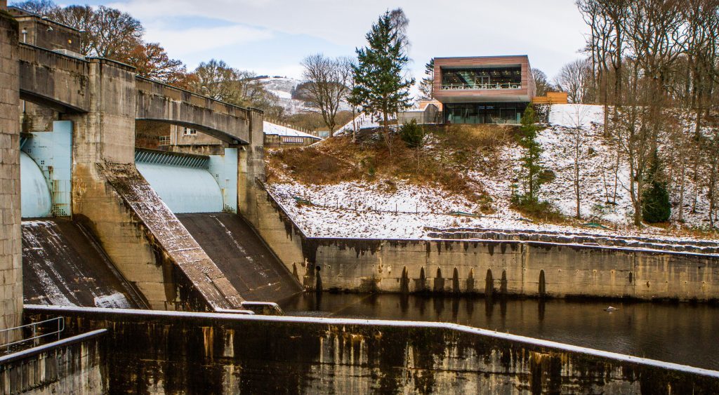 Pitlochry Dam visitor centre.
