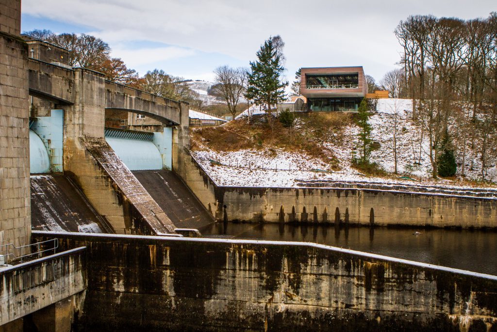 Pitlochry Dam is featured in the book.
