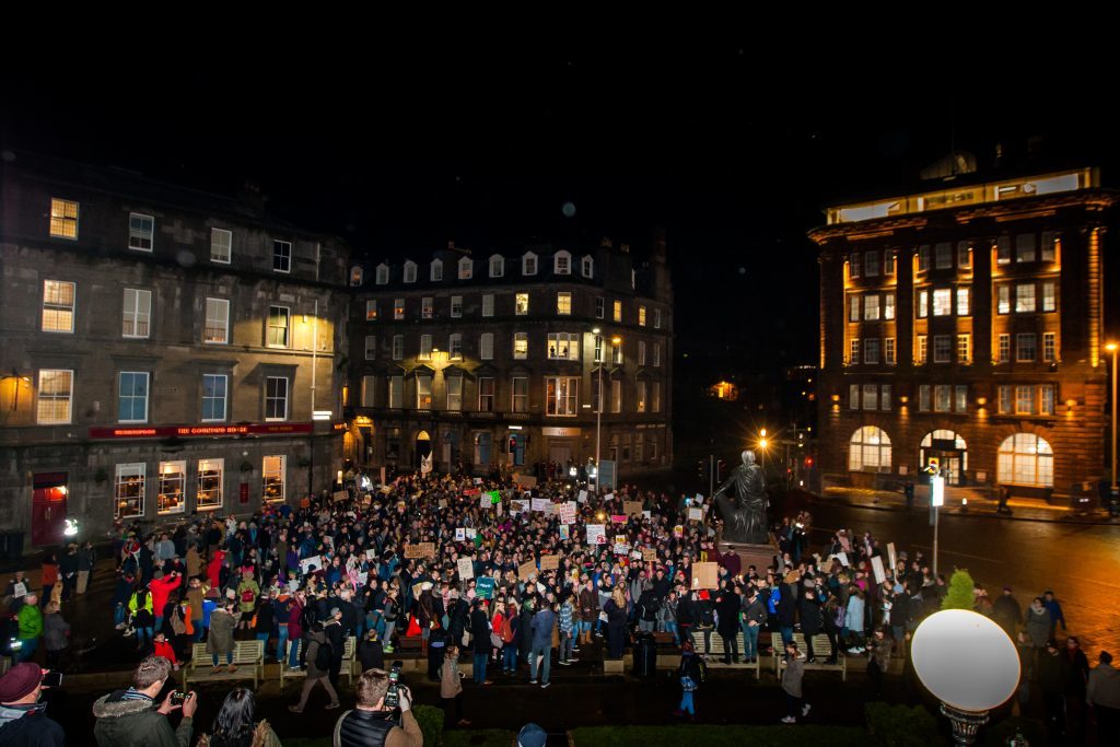 Dundee protested Trumps policies in January