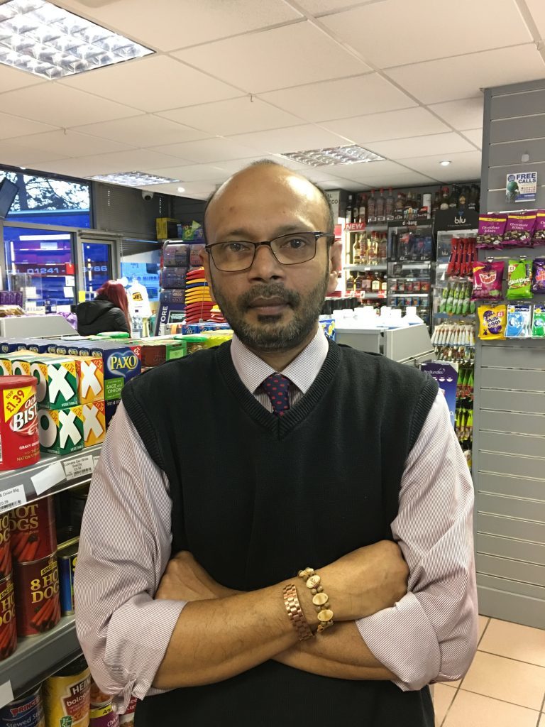 Sebastian Nonis, owner of Forfar Road service station