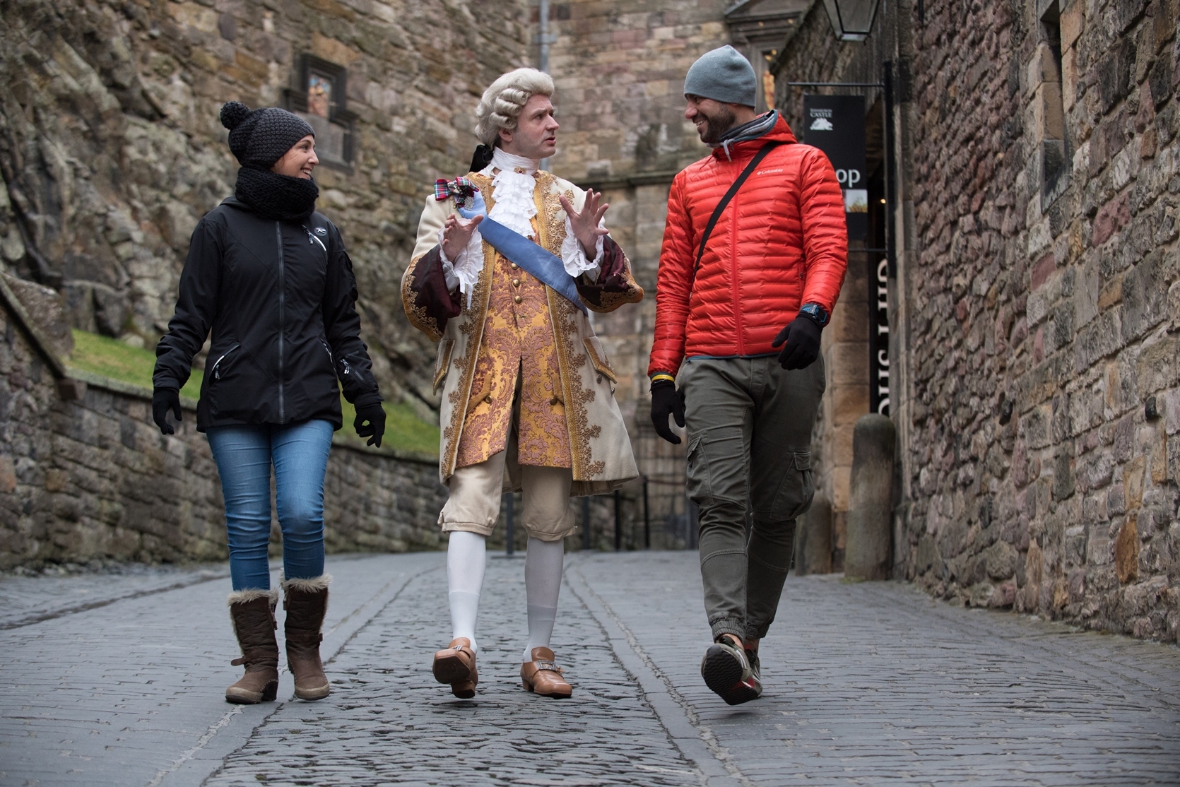 Bonnie Prince Charlie  at Edinburgh Castle.