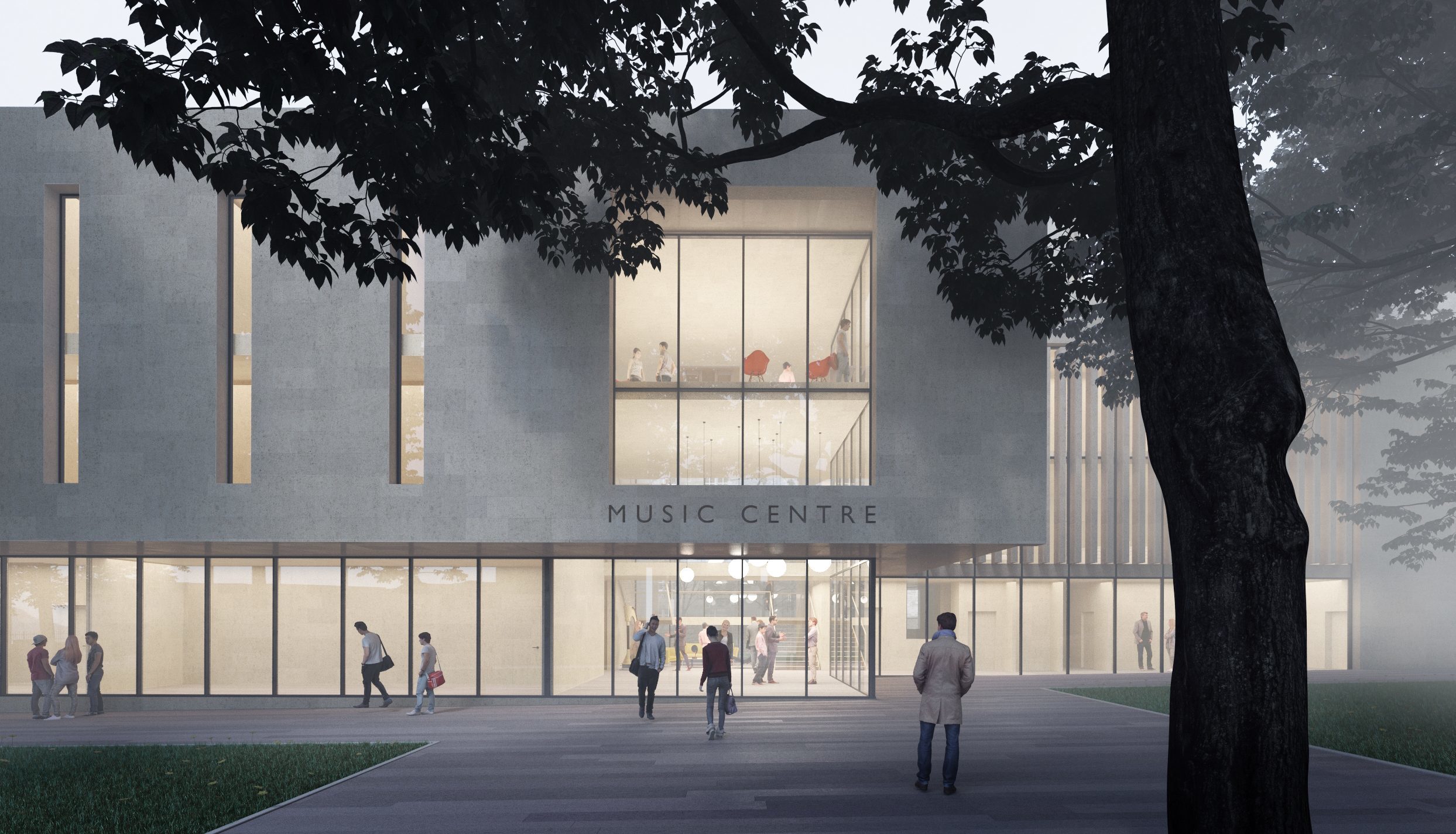 How the new music centre might look.
