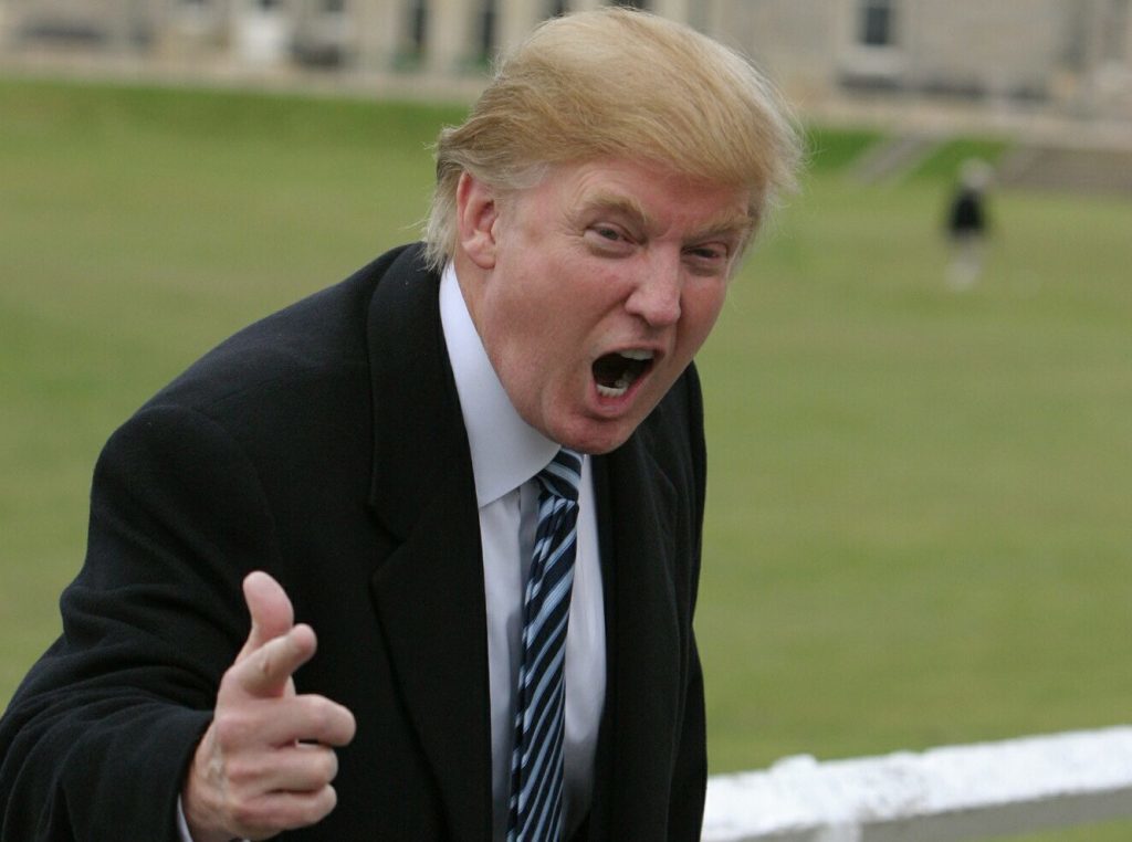 Donald Trump is not happy.
