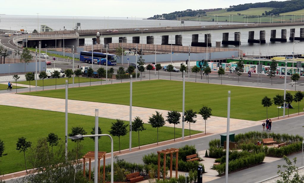 Slessor Gardens has been designed to double up as a venue for concerts and events.