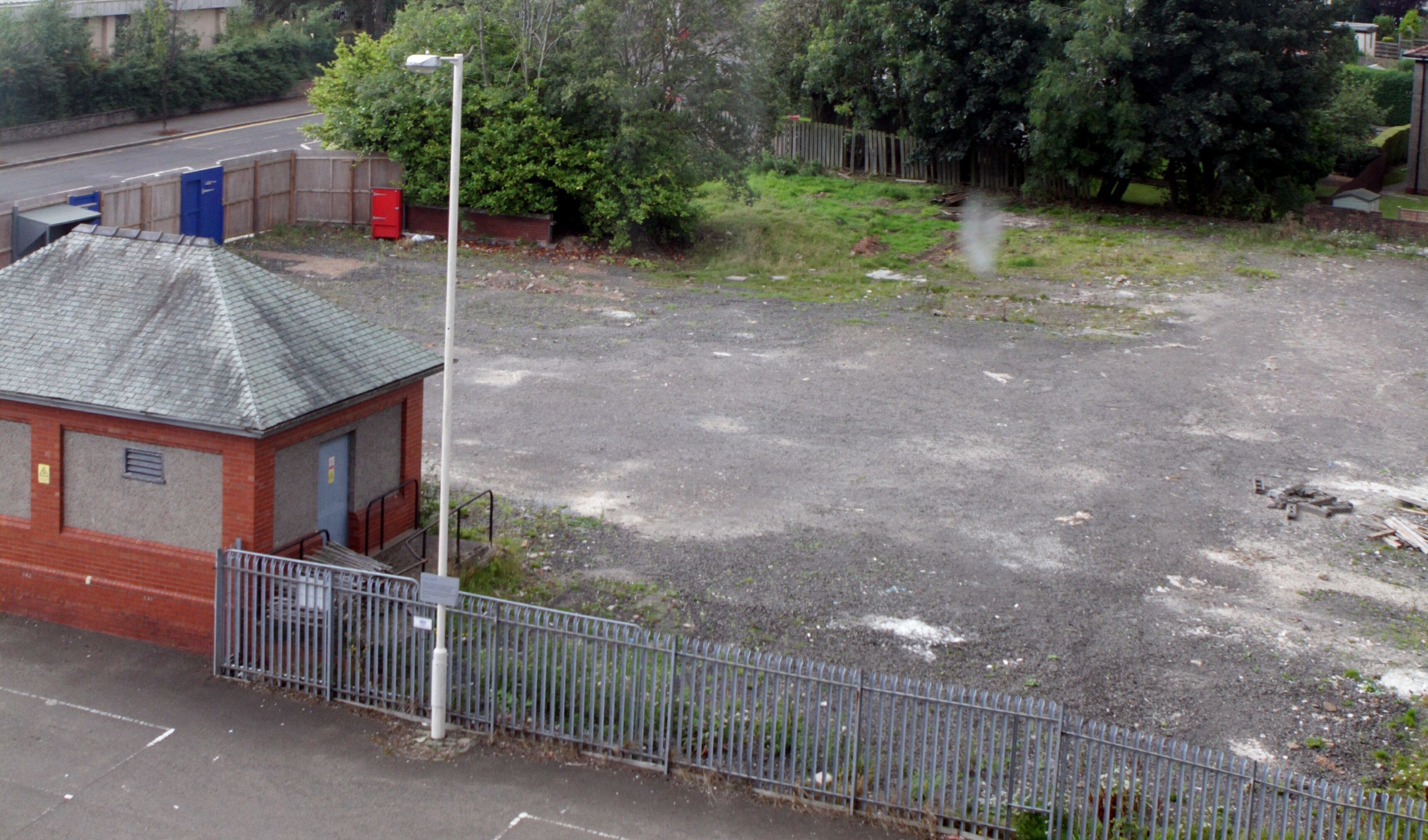 Homes will be built on the land after planning permission was granted.