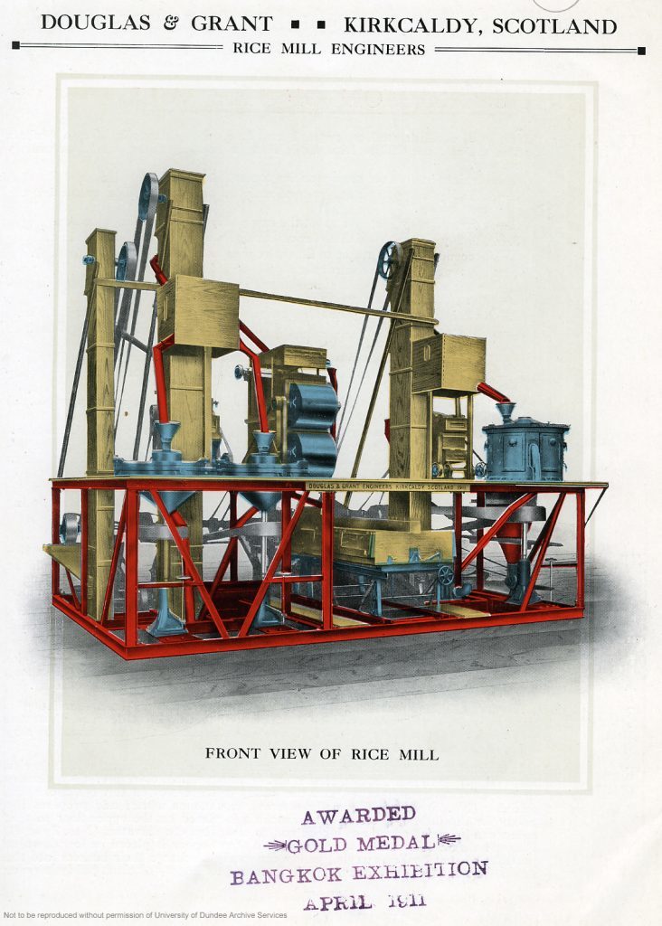ms 45-6-1-1 Douglas & Grant rice mill plan