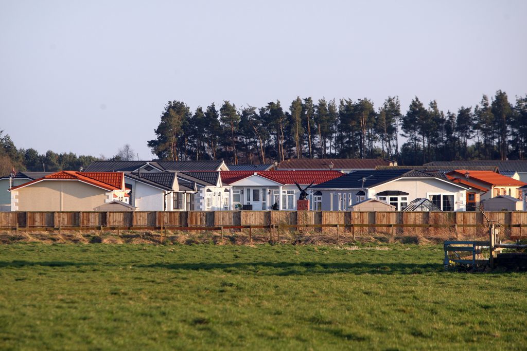 Static homes at Barry Downs Park 