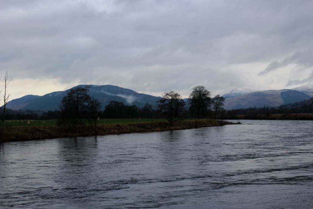 2 - Looking up the River Tay towards Drummond Hill - James Carron, Take a Hike