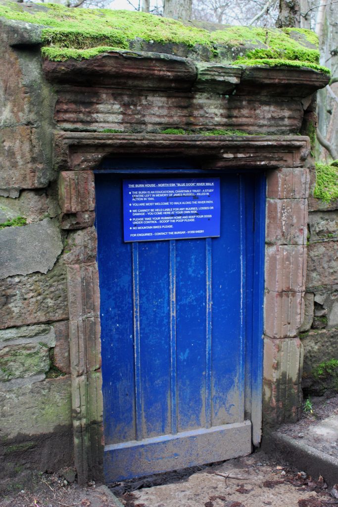 2 - The blue door at Gannochy Bridge - James Carron, Take a Hike
