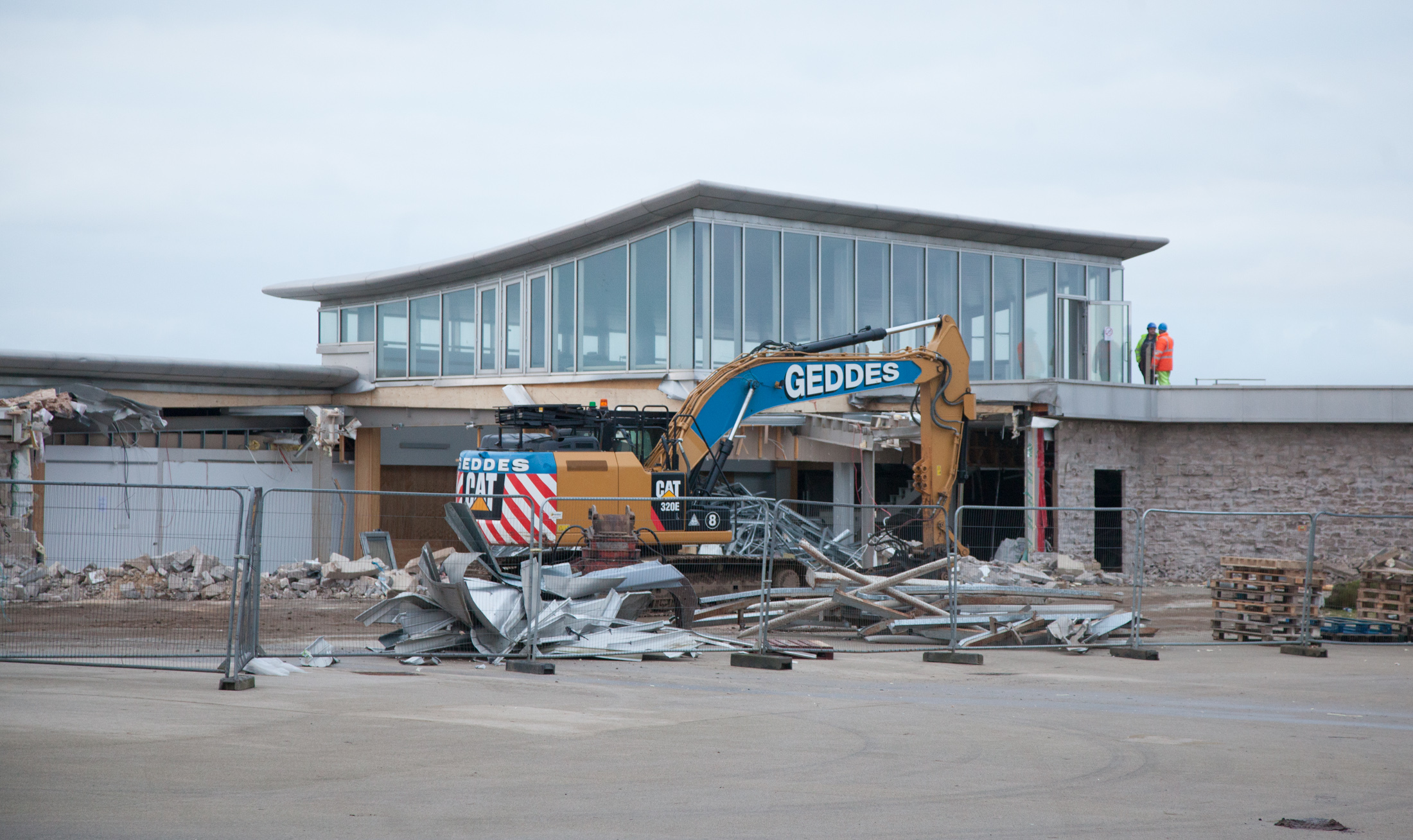 Work on the Carnoustie Links club house extension is under way.