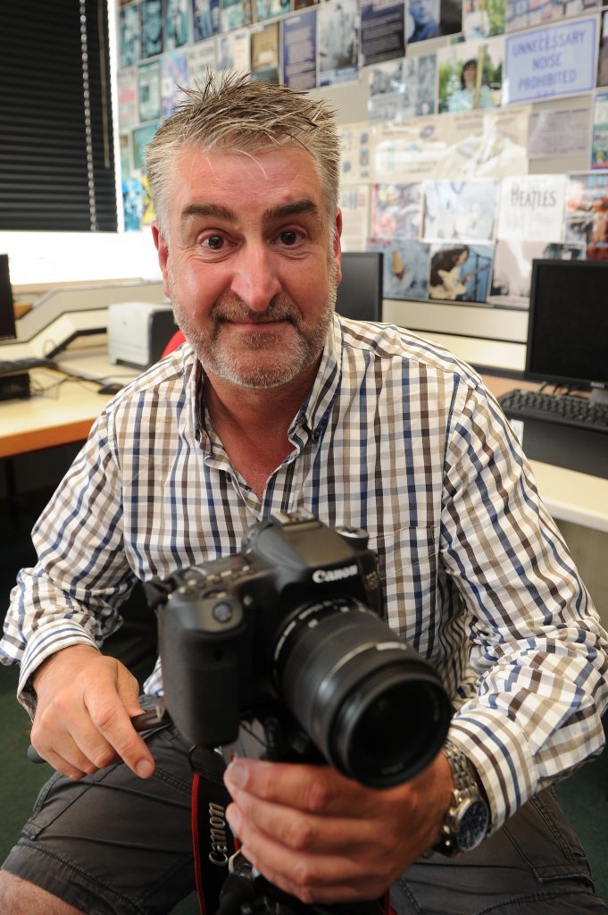Filmmaker Mike Hughes, who was a former Menzieshill High pupil.