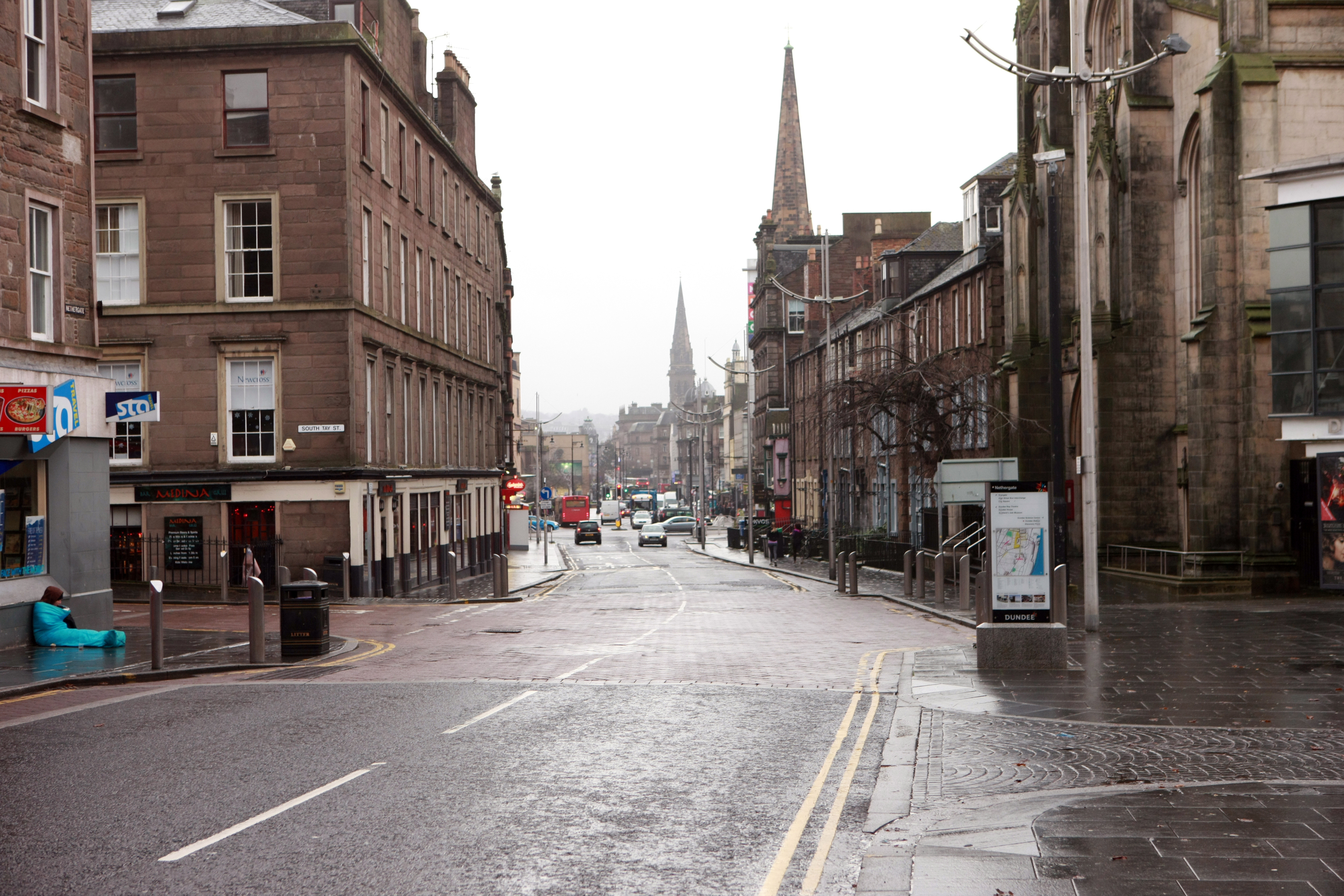 Resurfacing work is being carried out in the Nethergate.