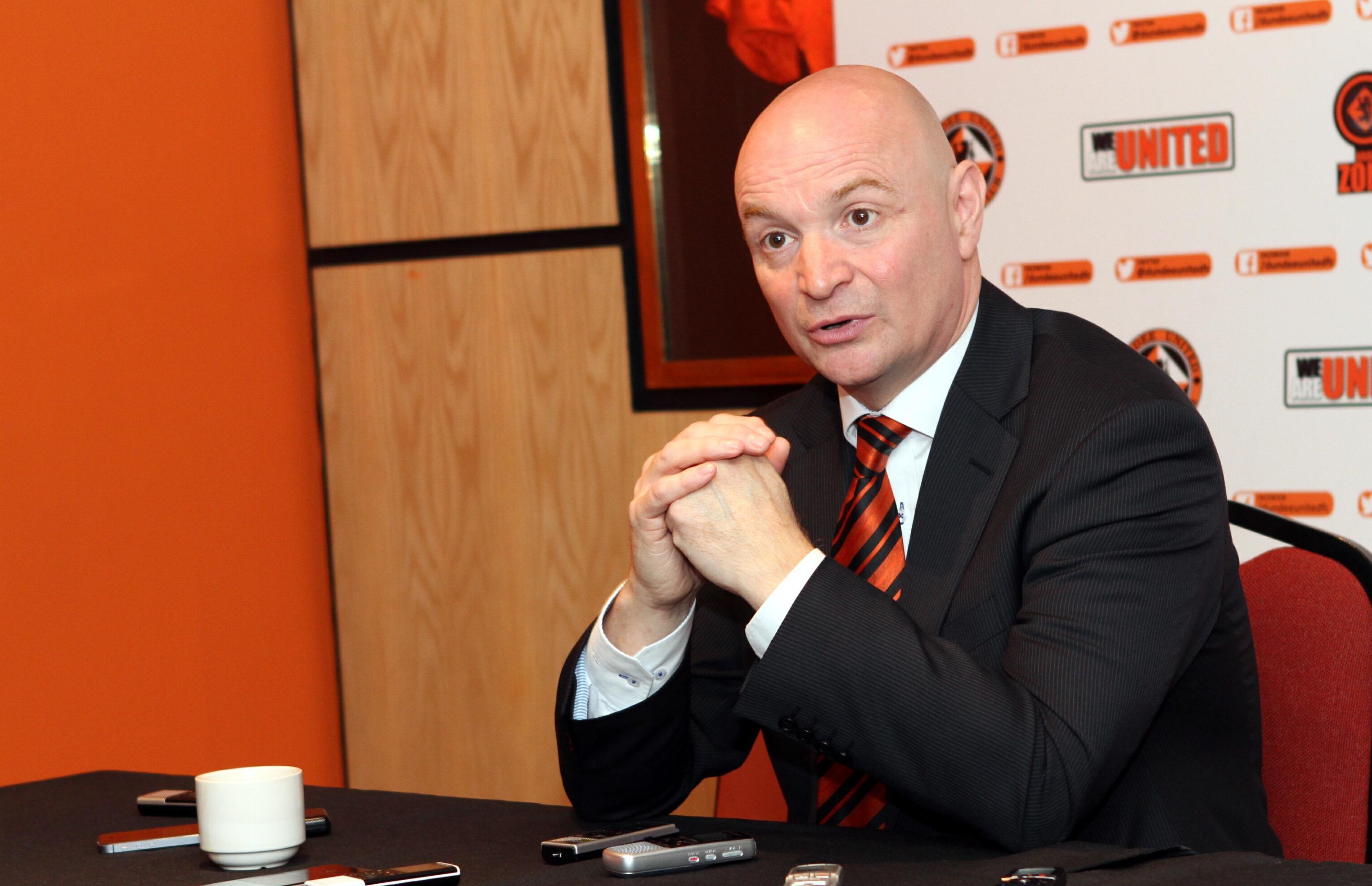 The Federation is angry at Dundee  United chairman Stephen Thompson's refusal to host an open question and answer sessions.
