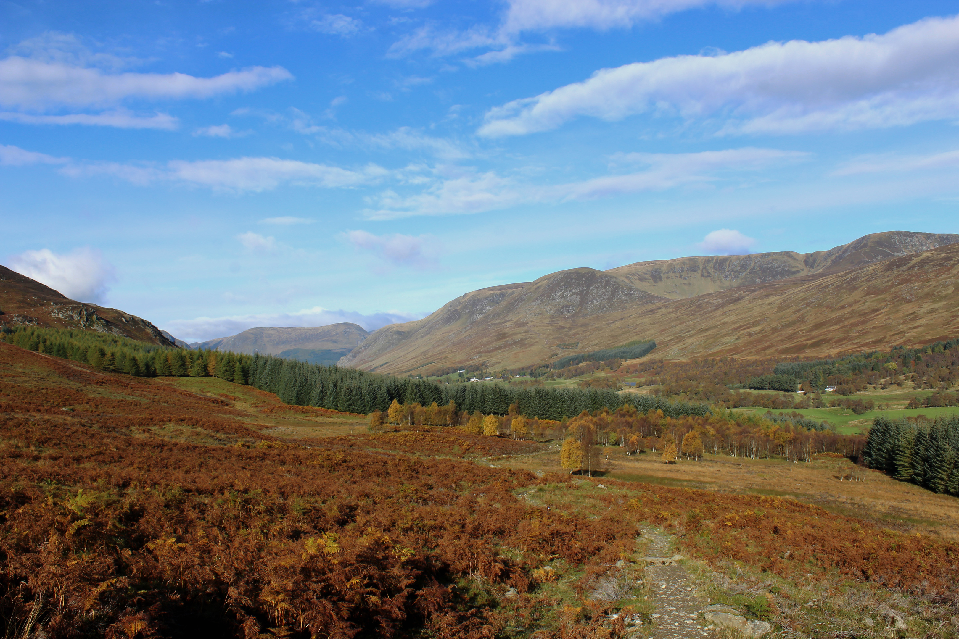 Glen Clova is a short drive away from Kirriemuir.